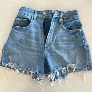 PAIGE Allure Shorts - Blue - Size 23